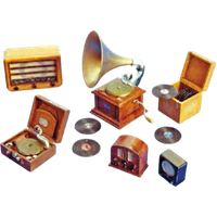 PLUS MODEL 266 1:35 Gramophone und Radios von PLUS MODEL