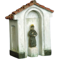 PLUS MODEL 4024 1:48 Kapelle mit einer Statue von PLUS MODEL