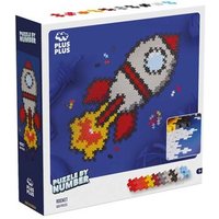 PLUS-PLUS 9603930 500 Kreativ Bausteine Puzzle Rakete von PLUS-PLUS