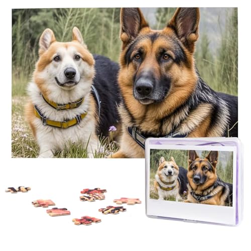 Design Name Puzzles 1000 Teile Personalisierte Puzzles Fotos Puzzles mit Aufbewahrungstasche Herausforderndes Bilderpuzzle für Erwachsene Heimdekoration Hochzeit (74,9 x 50 cm) von PMQAGNKSMQ