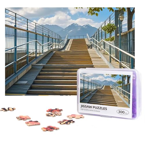 Design Name Puzzles 300 Teile Personalisierte Puzzles Fotos Puzzles mit Aufbewahrungstasche, herausforderndes Bilderpuzzle für Erwachsene, Heimdekoration, Hochzeit (38,1 x 25,9 cm) von PMQAGNKSMQ