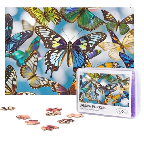 Design Name Puzzles 300 Teile Personalisierte Puzzles Fotos Puzzles mit Aufbewahrungstasche, herausforderndes Bilderpuzzle für Erwachsene, Heimdekoration, Hochzeit (38,1 x 25,9 cm) von PMQAGNKSMQ