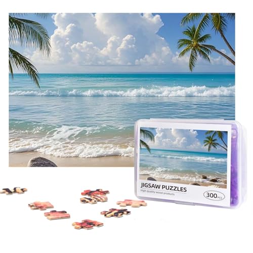 Design Name Puzzles 300 Teile Personalisierte Puzzles Fotos Puzzles mit Aufbewahrungstasche, herausforderndes Bilderpuzzle für Erwachsene, Heimdekoration, Hochzeit (38,1 x 25,9 cm) von PMQAGNKSMQ