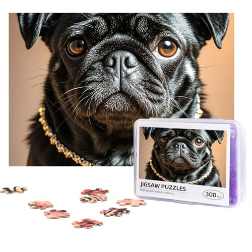 Design Name Puzzles 300 Teile Personalisierte Puzzles Fotos Puzzles mit Aufbewahrungstasche, herausforderndes Bilderpuzzle für Erwachsene, Heimdekoration, Hochzeit (38,1 x 25,9 cm) von PMQAGNKSMQ