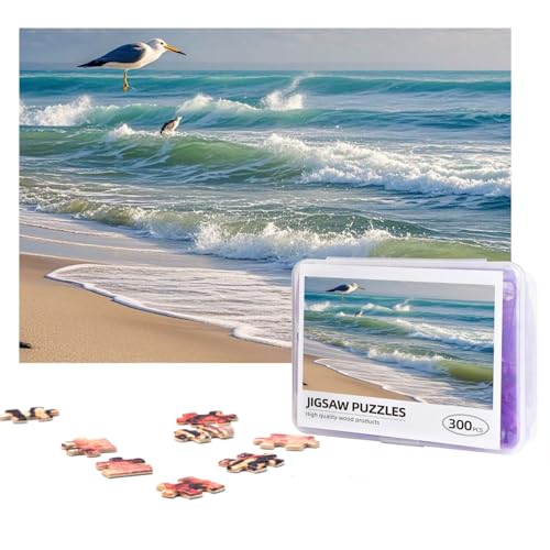 Design Name Puzzles 300 Teile Personalisierte Puzzles Fotos Puzzles mit Aufbewahrungstasche, herausforderndes Bilderpuzzle für Erwachsene, Heimdekoration, Hochzeit (38,1 x 25,9 cm) von PMQAGNKSMQ