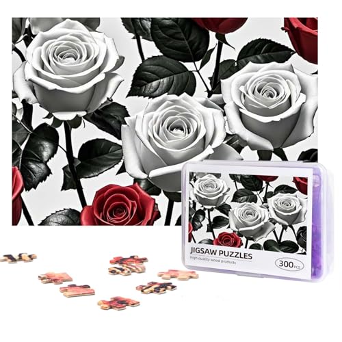 Design Name Puzzles 300 Teile Personalisierte Puzzles Fotos Puzzles mit Aufbewahrungstasche, herausforderndes Bilderpuzzle für Erwachsene, Heimdekoration, Hochzeit (38,1 x 25,9 cm) von PMQAGNKSMQ