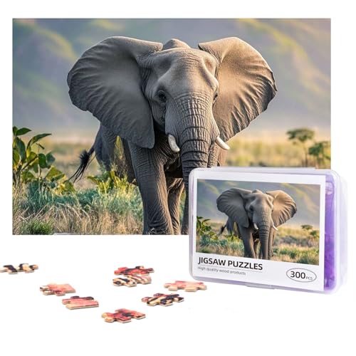 Design Name Puzzles 300 Teile Personalisierte Puzzles Fotos Puzzles mit Aufbewahrungstasche, herausforderndes Bilderpuzzle für Erwachsene, Heimdekoration, Hochzeit (38,1 x 25,9 cm) von PMQAGNKSMQ