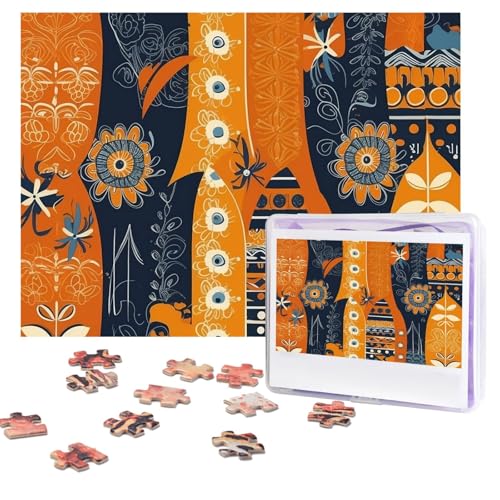 Design Name Puzzles 500 Teile Personalisierte Puzzles Fotos Puzzles mit Aufbewahrungstasche Herausforderndes Bilderpuzzle für Erwachsene Home Decor Hochzeit (51,8 x 38,1 cm) von PMQAGNKSMQ