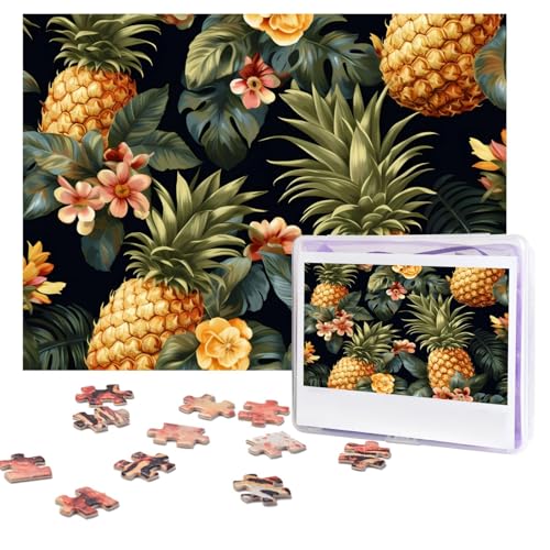 Design Name Puzzles 500 Teile Personalisierte Puzzles Fotos Puzzles mit Aufbewahrungstasche Herausforderndes Bilderpuzzle für Erwachsene Home Decor Hochzeit (51,8 x 38,1 cm) von PMQAGNKSMQ