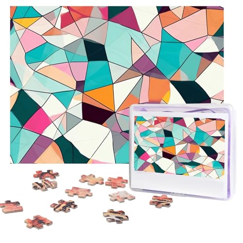 Design Name Puzzles 500 Teile Personalisierte Puzzles Fotos Puzzles mit Aufbewahrungstasche Herausforderndes Bilderpuzzle für Erwachsene Home Decor Hochzeit (51,8 x 38,1 cm) von PMQAGNKSMQ