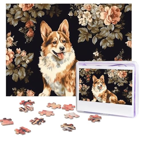 Design Name Puzzles 500 Teile Personalisierte Puzzles Fotos Puzzles mit Aufbewahrungstasche Herausforderndes Bilderpuzzle für Erwachsene Home Decor Hochzeit (51,8 x 38,1 cm) von PMQAGNKSMQ