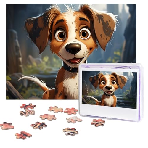 Design Name Puzzles 500 Teile Personalisierte Puzzles Fotos Puzzles mit Aufbewahrungstasche Herausforderndes Bilderpuzzle für Erwachsene Home Decor Hochzeit (51,8 x 38,1 cm) von PMQAGNKSMQ