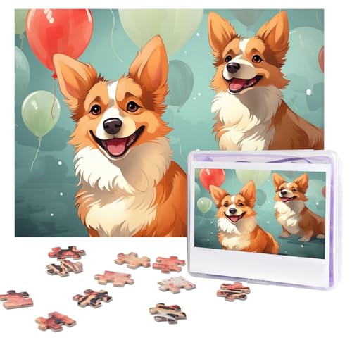 Design Name Puzzles 500 Teile Personalisierte Puzzles Fotos Puzzles mit Aufbewahrungstasche Herausforderndes Bilderpuzzle für Erwachsene Home Decor Hochzeit (51,8 x 38,1 cm) von PMQAGNKSMQ