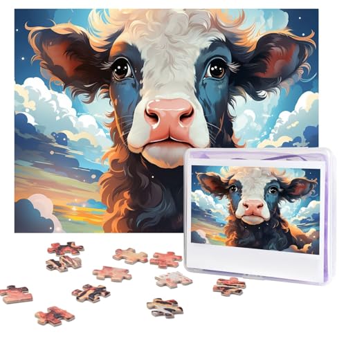 Design Name Puzzles 500 Teile Personalisierte Puzzles Fotos Puzzles mit Aufbewahrungstasche Herausforderndes Bilderpuzzle für Erwachsene Home Decor Hochzeit (51,8 x 38,1 cm) von PMQAGNKSMQ