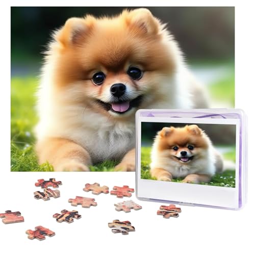 Design Name Puzzles 500 Teile Personalisierte Puzzles Fotos Puzzles mit Aufbewahrungstasche Herausforderndes Bilderpuzzle für Erwachsene Home Decor Hochzeit (51,8 x 38,1 cm) von PMQAGNKSMQ