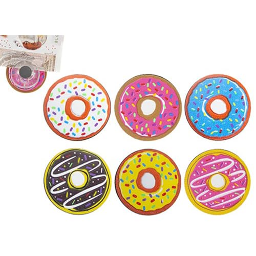 PMS 543277 Donut-Magnet-Clips, Verschiedene Designs, 1 Stück, Mehrfarbig von PMS