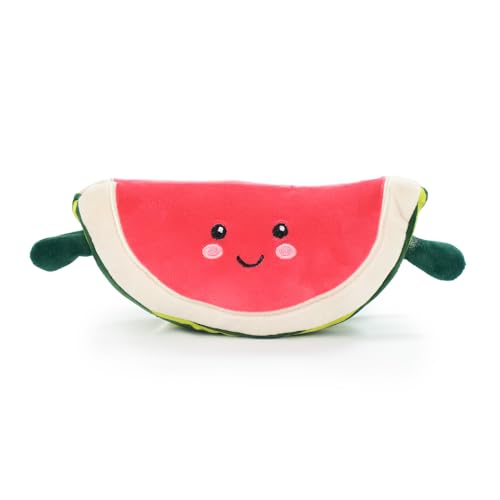 PMS Foodies 16002618 Plüschtier, Maiskolben, Wassermelone, Erbsen, Sushi, Kuchen, Hamburger, Avocado - 16002618 (Wassermelone) von PMS