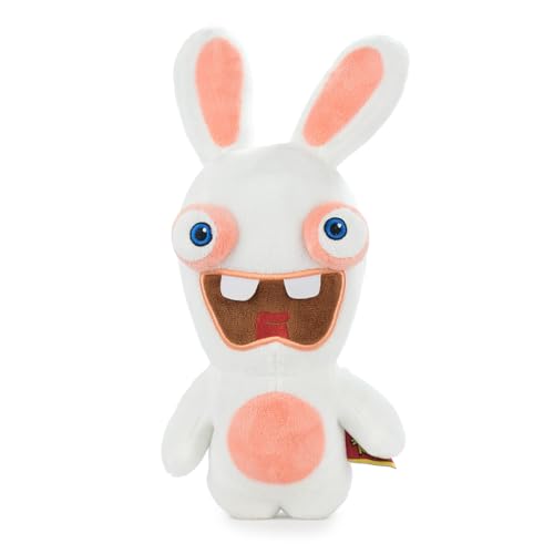 PMS Rabbids Videospielfigur Kuscheltier - 28cm - 16002614-1 16002614-2 (Offener Mund) von PMS