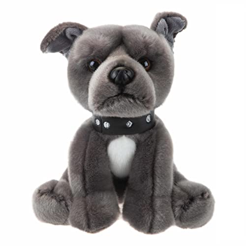 PMS VFM – Staffordshire Plüschtier Grau Staffordshire Bull Terrier Hund Premium 30 cm Plüschtier – Super Flauschiger Luxus lebensecht Stofftier Teddy – Natural World Collection PMS VFM – Staffordshire Plüschtier Grau Staffordshire Bull Terrier Hund Premium 30 cm Plüschtier – Super Flauschiger Luxus lebensecht Stofftier Teddy – Natural World Collection von PMS