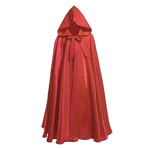 PMUYBHF Mittelalterliche Tassen Für Männer Halloween-Kostüm für Damen Herren, mittelalterlicher, Rollenspiel-Performance-Kostüm Hallo Cosplay Kostüm (Red, M) von PMUYBHF