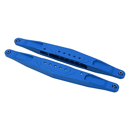 POENVFPO 2PCS 1/10 RC Längslenker, Hochfestes, Leichtes Hinteres Unteres Längslenker-Set aus Aluminiumlegierung für Losi Rey Hammer Rey (Tiefes Blau) von POENVFPO