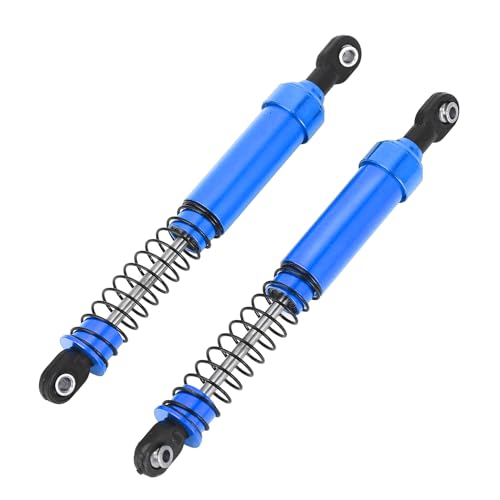 POENVFPO 2PCS RC StoßDämpfer Set, Aluminiumlegierung 105mm Dämpfer für SCX10 1/10 RC Crawler Auto Ersatzteile (Blue) von POENVFPO