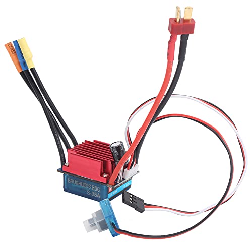 POENVFPO 35A ESC, Bürstenloser Elektronischer Geschwindigkeitsregler, Ferngesteuerter Auto-ESC für 1/14 1/16 Ferngesteuerter Off-Roader von POENVFPO