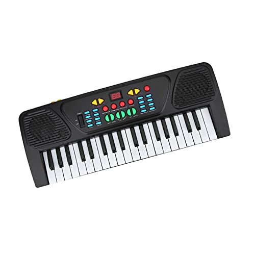 POENVFPO 37 Tasten, Multifunktionales Lernspielzeug, Elektronische Tastatur für Kinder und Anfänger, Kindermusik, Klavier, Tastaturspielzeug von POENVFPO