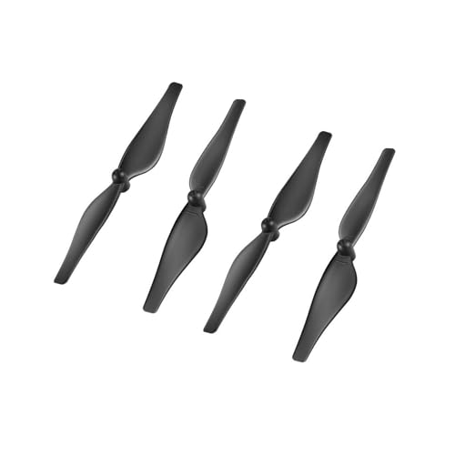 POENVFPO 4 Paar Drohnen-Propeller-Set, Leichte, Tragbare Kohlefaser-Propellerblätter, Ersatzteile Zum Austausch (Black) von POENVFPO