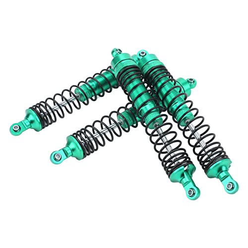 POENVFPO 4PCS RC Stoßdämpfer, Hochfeste Aluminiumlegierung RC Vorne Hinten Federdämpfer Ersatzteile für LOSI 1/8 (Green) von POENVFPO