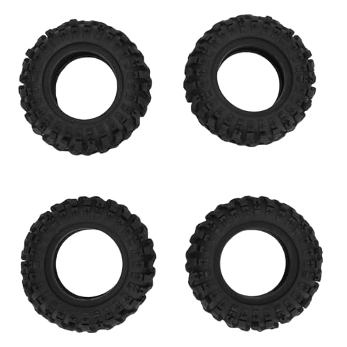 POENVFPO 4pcs RC Crawler Car-Reifen für 1,9-Zoll-Nabe mit Nicht Rutschem Profil, 87 Mm Exquisites RC Racing Racing Wheel Tire Set POENVFPO 4pcs RC Crawler Car-Reifen für 1,9-Zoll-Nabe mit Nicht Rutschem Profil, 87 Mm Exquisites RC Racing Racing Wheel Tire Set von POENVFPO