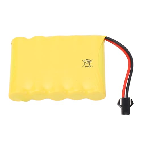 POENVFPO 6,0 V 700 MAh Lithium-Akku mit SM 2P-Stecker für Hubschrauber, Quad-Copter, Boot, Wasserpistole von POENVFPO