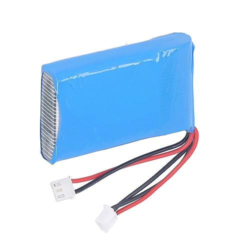 POENVFPO 7,4 V 2000 MAh 8C Lipo-Akku, Leichter Lithium-Akku mit Überladeschutz, für RC-Ferngesteuertes Autoboot von POENVFPO