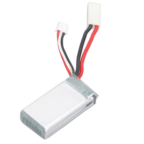 POENVFPO 7,4 V 850 MAh RC-Batterie, 703048 RC-Flugzeugbatterie mit EL-2P-Stecker für Wltoys V912 V262 V333 V353 BQ202 von POENVFPO