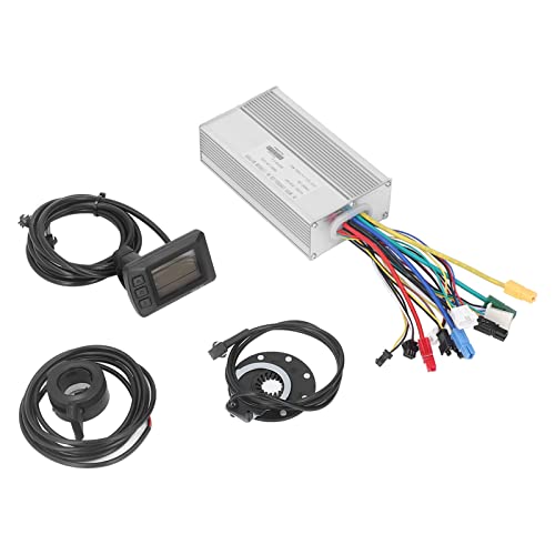 POENVFPO Aluminiumlegierungsgehäuse 30A Bürstenloser Motor Controller, 36 V 48 V 1000W M3 Daumendrosseltage für Elektrofahrradumwandlung von POENVFPO