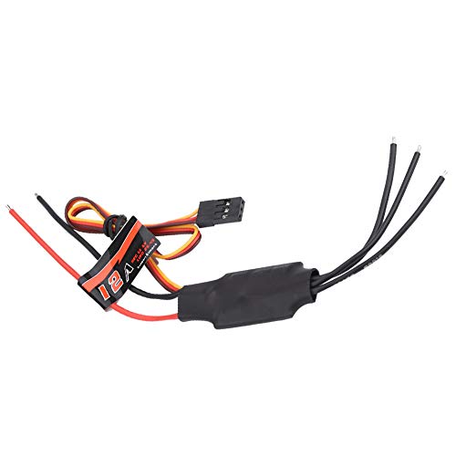 POENVFPO BLHeli 12A, 20A, 30A ESC mit Simon Firmware für Renndrohnen, RC-Teil, 2-3S Batterie, Sechs Bremsen (12A) von POENVFPO