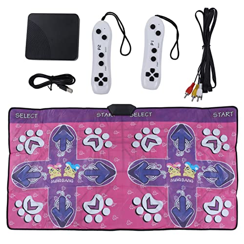 POENVFPO Dance Pad, Musik Dance Pad Tragbare Tanzmatte mit AV-Kabel Tanzspielmatte für TV und Computer Light Dance Pad von POENVFPO