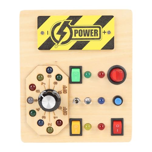 POENVFPO Jax Game HOOLEN CIRCAUR Board Sensorisches Spielzeug für Kleinkinder 2-6 Jahre mit Rotgrünem Lichtschalter Frühes Lernspielzeug für Bildungslern POENVFPO Jax Game HOOLEN CIRCAUR Board Sensorisches Spielzeug für Kleinkinder 2-6 Jahre mit Rotgrünem Lichtschalter Frühes Lernspielzeug für Bildungslern von POENVFPO