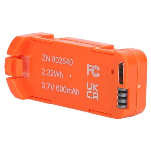 POENVFPO Leichte Drohnen-Lithiumbatterie, 3,7 V, 600 MAh, für LSRC XD1 RC UAV, Sicherheitsladung, Lange Batterielebensdauer von POENVFPO