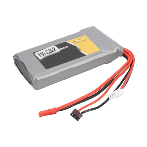 POENVFPO LiPo-Akku für Futaba 14SG, 16SZ, 18SZ, T8J, 2200 MAh 6,6 V RC-Sender-Akku, Überladeschutz, Klein und Leicht von POENVFPO