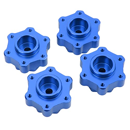 POENVFPO RC-Auto-Rad-Sechskant-Adapter, Aluminiumlegierung, Verbreiterter Rad-Sechskant-Adapter, Ersatzteile für LOSI LMT 4-Rad-Antrieb, Vollachse, 1/8 LKW (Blue) von POENVFPO