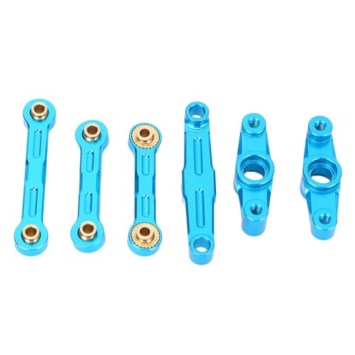 POENVFPO RC -Autolenkstange Stange, Lenkverbindungsarmabstange für TT02 RC -Auto, Leichtmetallmaterial für TT02 RC -Auto (Blue) von POENVFPO