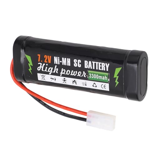 POENVFPO RC-Boot-Lipo-Akku, 7,2 V, 3300 MAh, Wiederaufladbarer Lipo-Akku, Ersatzteile für RC-Auto, RC-LKW, RC-Boot von POENVFPO