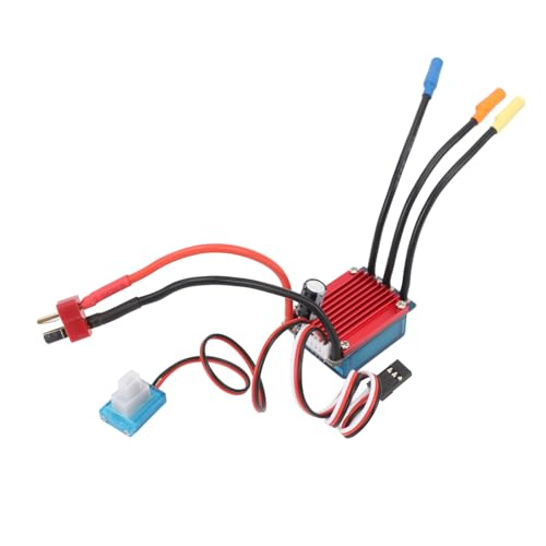 POENVFPO RC Car ESC, 25A Bürstenloser Elektronischer Geschwindigkeitsregler ESC für 1/14 1/16 Auto-Boot-Upgrade-Ersatzteile von POENVFPO