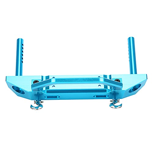 POENVFPO RC-Frontstoßstange, Robuster, Leichter RC-Frontstoßstangenschutz aus Aluminiumlegierung für RGT 136100 1/10 RC Crawler mit Neuartigem Aussehen (Blau 680024B) von POENVFPO