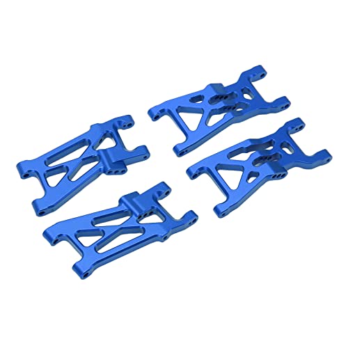 POENVFPO RC-Schwingensatz aus Aluminiumlegierung, Upgrade-Ersatzteile für den Vorderen und Hinteren Unteren Aufhängungsarm für LOSI 1/10 22S 2WD RC-Autos (Blue) von POENVFPO