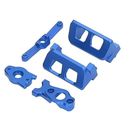 POENVFPO Servo-Abschirmungs-Montagesatz aus Aluminiumlegierung für E VXL 1/16 RC-Auto-Upgrade-Teile (Blue) von POENVFPO