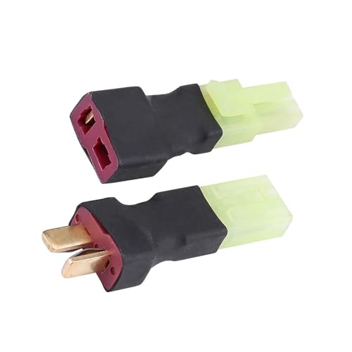 POENVFPO T-Stecker auf Mini-Adapter, 2 Stück, Hochtemperatur-Stecker auf Buchse, Kabelloser T-Stecker, Stecker, Buchse auf Mini-Buchse, Stecker-Adapter von POENVFPO