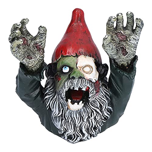 POENVFPO Zombie-Zwerg-Spielzeug, Kunstharz-Gartenstatue, Outdoor-Halloween-Dekoration, Ornament für und Erwachsene von POENVFPO