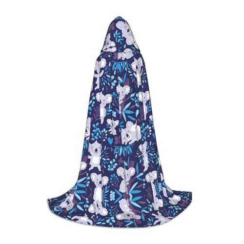 POEZJZW Herren- und Damenumhang mit schönem Koala-Muster, Umhang mit Kapuze, Erwachsenen-Umhang mit Kapuze, Renaissance, Halloween, Hexenkostüm, Zauberer-Umhang, Größe M POEZJZW Herren- und Damenumhang mit schönem Koala-Muster, Umhang mit Kapuze, Erwachsenen-Umhang mit Kapuze, Renaissance, Halloween, Hexenkostüm, Zauberer-Umhang, Größe M von POEZJZW